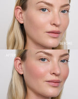 cheeks-blush; Before & After Blush in Cheeks