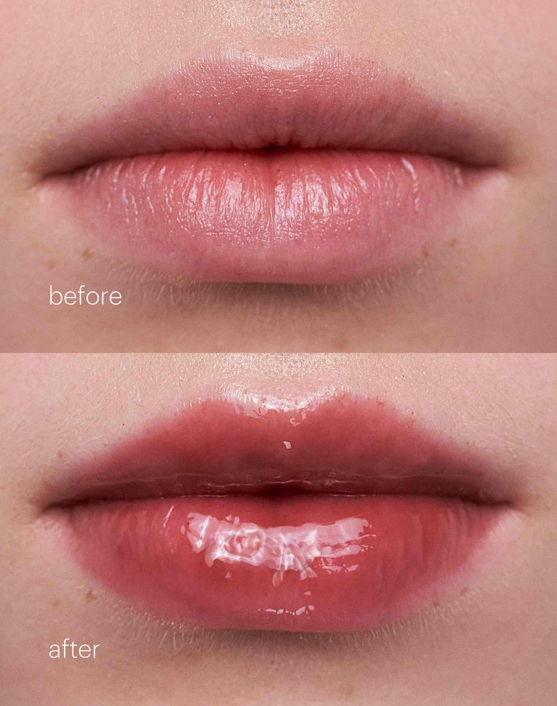 glaze; Before & After del Jelly Treat Lip Oils in Glaze