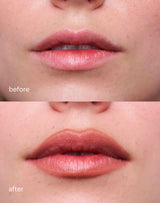 caramel-nude; Prima e dopo l´applicazione della Soft Shape Lip Liners in Caramel Nude